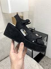 	 Colestore Chanel Sandals Velvet Black - 2