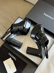 	 Colestore Chanel Sandals Black Patent - 3
