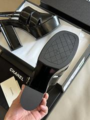 	 Colestore Chanel Sandals Black Patent - 5