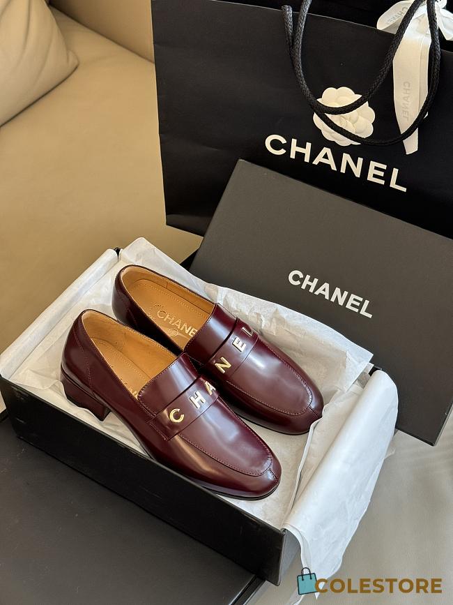 Colestore Chanel Red Loafer Women  - 1