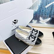 Colestore Chanel Logo Fabric Black Size 34-41 - 4