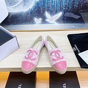 	 Colestore Chanel Logo Fabric Pink Size 34-41 - 3