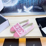 	 Colestore Chanel Logo Fabric Pink Size 34-41 - 4