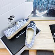 	 Colestore Chanel Logo Fabric Blue Size 34-41 - 5