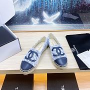 	 Colestore Chanel Logo Fabric Blue Size 34-41 - 3