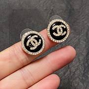 Colestore Chanel Earrings Black  - 5