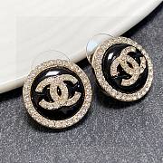Colestore Chanel Earrings Black  - 2