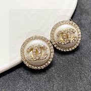 	 Colestore Chanel Earrings White - 3