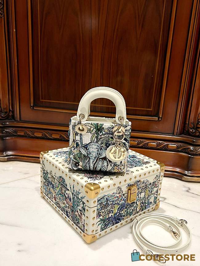 	 Colestore Lady Dior Blue Size 12 x 10.2 x 5 cm - 1