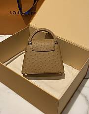 	 Colestore Louis Vuitton N94230 Mini Ostrich Capucines Brown  - 4
