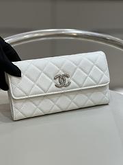 Colestore Chanel 23A Wallet White 19-3-10cm - 1