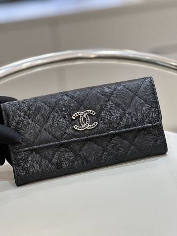 	 Colestore Chanel 23A Wallet Black 19-3-10cm