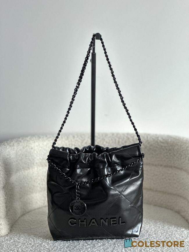 Colestore Chanel Mini 22bag 24P So Black Size 20-19-6cm - 1