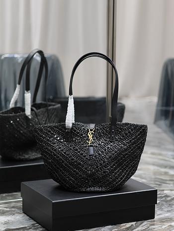 Colestore YSL Panier Tote Bag Medium Black Size 38×20×21cm