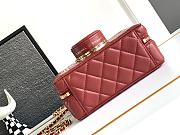 Colestore Chanel Camera Bag Lambskin & Gold-Tone Metal Red 11.5 × 16 × 6 cm - 2