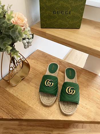 	 Colestore Gucci Slipper Green