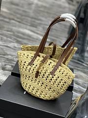 	 Colestore YSL Panier Tote Bag Medium Beige Size 44×20×21cm - 4