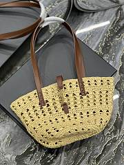 	 Colestore YSL Panier Tote Bag Medium Beige Size 44×20×21cm - 3