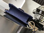 Colestore Chanel 23s Denim Flap Small Size Blue Size 19x13x5cm - 4
