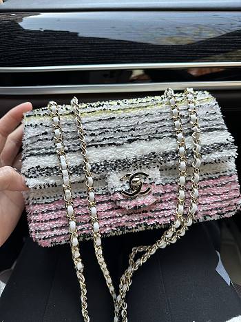 Colestore Chanel Small Flap Bag Sequins Gold Tone Metal  14 × 21 × 8 cm