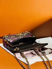 	 Chanel Sequins & Gold-Tone Metal Black, Yellow, Pink & Blue - 2