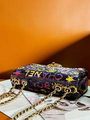 	 Chanel Sequins & Gold-Tone Metal Black, Yellow, Pink & Blue - 3