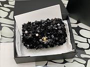 	 Colestore Chanel Black Sequin Bag Size 20cm - 1