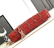 Colestore Chanel Tote Bag Tweed Red - 3