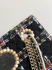 	 Colestore Chanel Tote Bag Tweed Black - 5