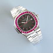 	 Colestore Patek Philippe Watch Silver Ruby - 5