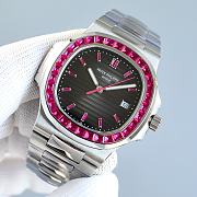 	 Colestore Patek Philippe Watch Silver Ruby - 2