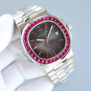 	 Colestore Patek Philippe Watch Silver Ruby - 3