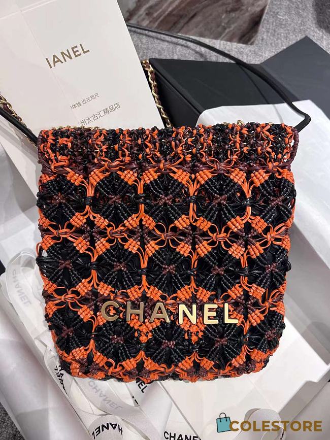 Colestore Chanel 22 Mini Handbag Size 20x19x6cm - 1