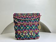 Colestore Chanel 22 Mini Handbag Pink Size 20x19x6cm - 1