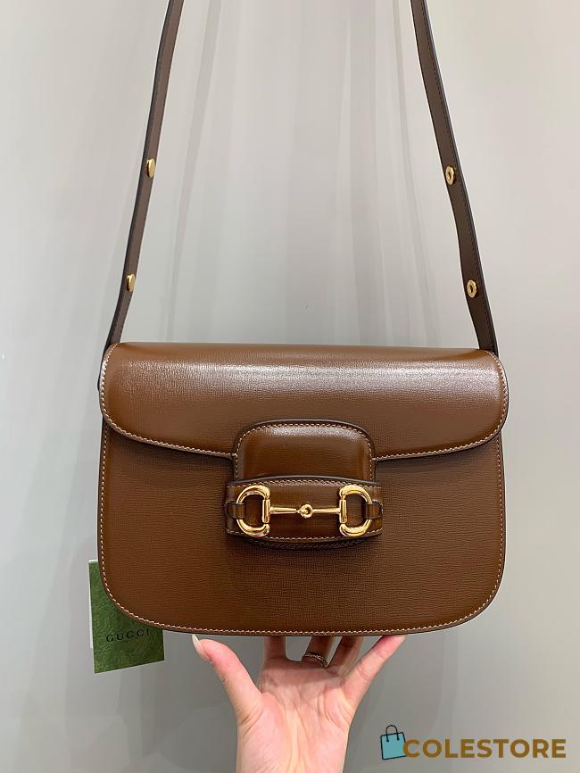 Colestore Gucci Horsebit 1955 Shoulder Bag Womens Brown  - 1