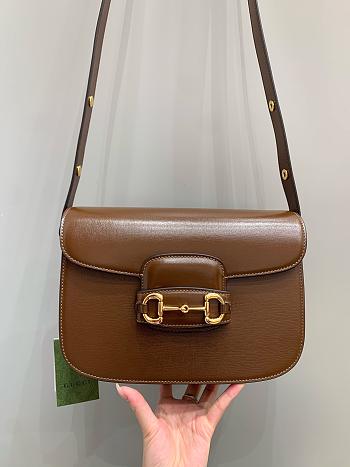 Colestore Gucci Horsebit 1955 Shoulder Bag Womens Brown 