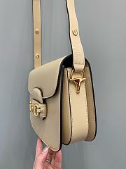 	 Colestore Gucci Horsebit 1955 Shoulder Bag Womens Beige - 5