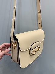 	 Colestore Gucci Horsebit 1955 Shoulder Bag Womens Beige - 2