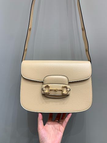 	 Colestore Gucci Horsebit 1955 Shoulder Bag Womens Beige