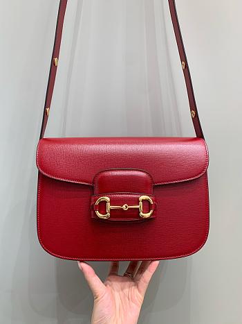 	 Colestore Gucci Horsebit 1955 Shoulder Bag Womens Red 
