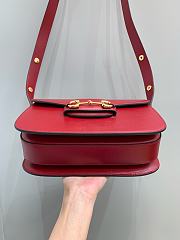 	 Colestore Gucci Horsebit 1955 Shoulder Bag Womens Red  - 3
