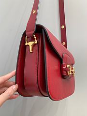 	 Colestore Gucci Horsebit 1955 Shoulder Bag Womens Red  - 5
