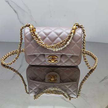 Colestore Chanel 24P Pearl Pink Size 14.5*19.5*7.5cm