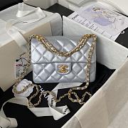 	 Colestore Chanel 24P Pearl Grey Size 14.5*19.5*7.5cm - 1