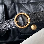 	 Colestore Chanel Hobo Calfskin Black 21.5×30×5cm - 4