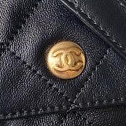 	 Colestore Chanel Hobo Calfskin Black 21.5×30×5cm - 3