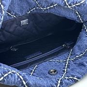 	 Colestore Chanel 22 Bag Denim Size 35x37x7cm - 4