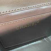 Colestore Chanel Vintage Mini Brown Bag Size 18cm - 4