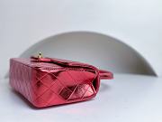 	 Colestore Chanel Vintage Red Bag Size 25cm - 3