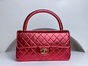 	 Colestore Chanel Vintage Red Bag Size 25cm - 1